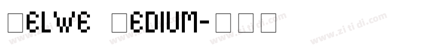 Delwe Medium字体转换